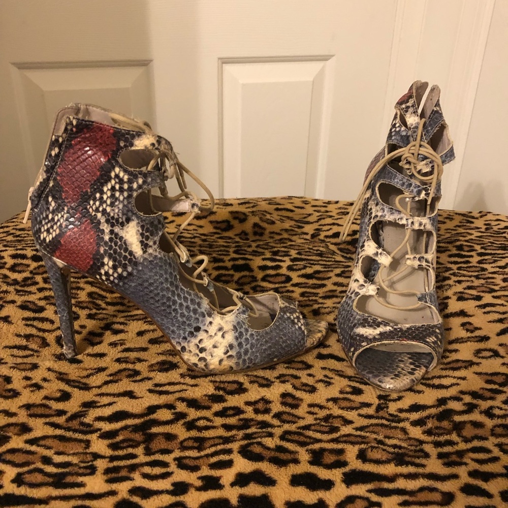 Zara snakeskin shoes